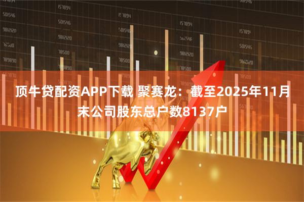顶牛贷配资APP下载 聚赛龙：截至2025年11月末公司股东总户数8137户