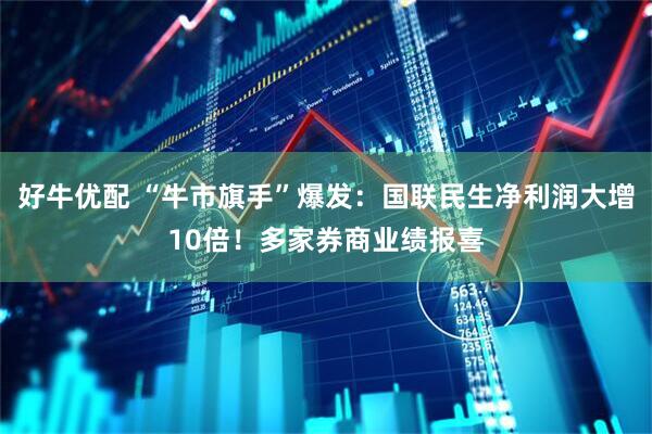 好牛优配 “牛市旗手”爆发：国联民生净利润大增10倍！多家券商业绩报喜
